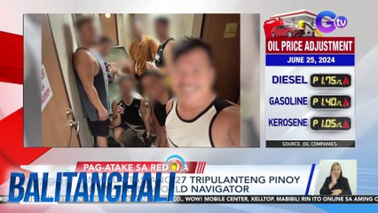 DMW - Ligtas ang 27 tripulanteng Pinoy ng MV Transworld Navigator | Balitanghali