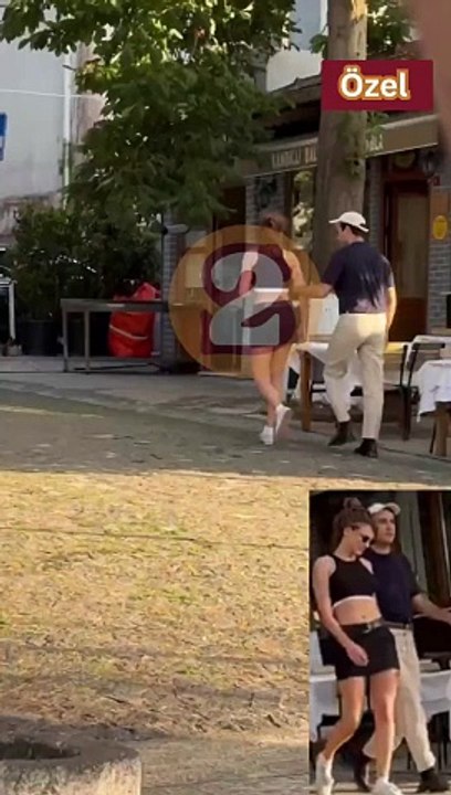 Serenay Sarıkaya ve Mert Demir, dudak dudağa görüntülendi