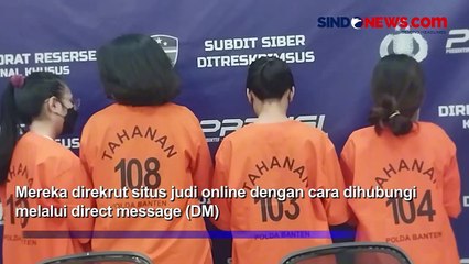 5 Influencer Promosikan Judi Online Ditangkap Polda Banten
