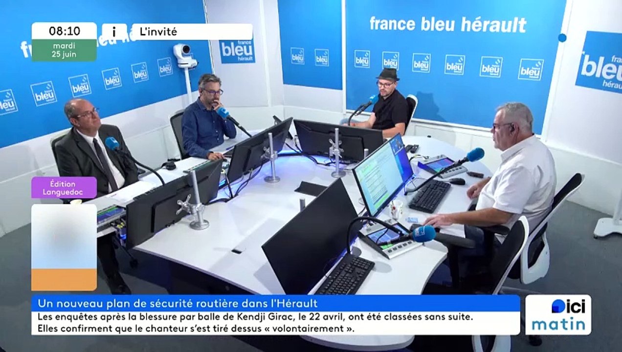 Philippe Vidal, vice président chargé des routes au Conseil Départemental de l'Hérault