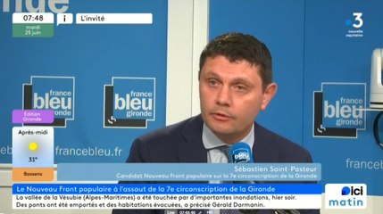 Sébastien Saint-Pasteur Candidat du Nouveau Front Populaire sur la 7e circonscription de la Gironde