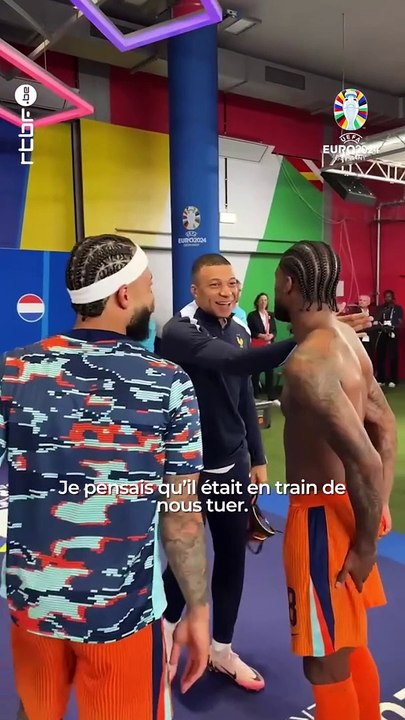 Mbappé plaisante avec ses anciens coéquipiers du PSG après le match face aux Pays-Bas