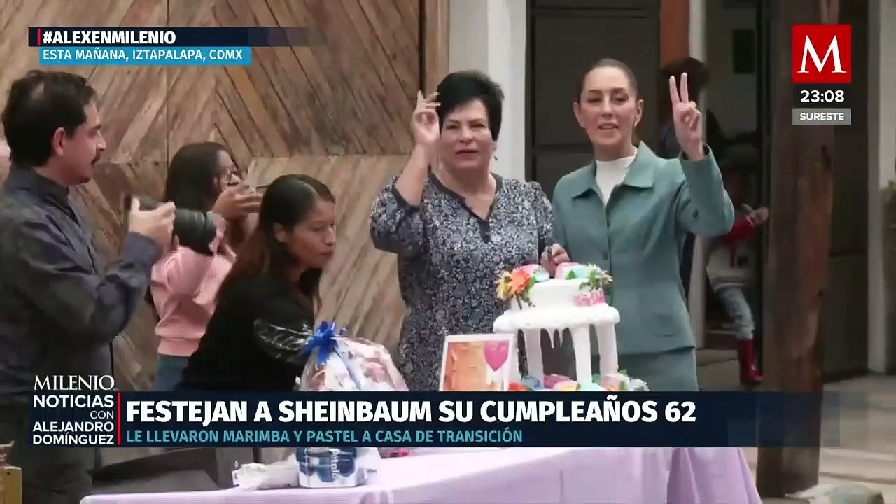 Claudia Sheinbaum recibe múltiples felicitaciones en su cumpleaños