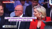 Lors de la conférence de presse de Jordan Bardella, Marine Le Pen se lâche contre BFM TV accusant la chaîne de 