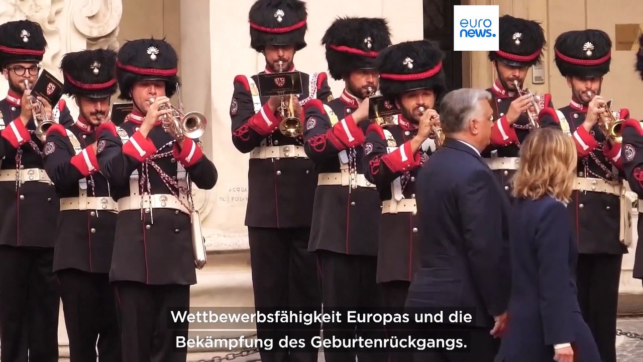 EU-Ratsvorsitz: Orbán stellt sein Programm in Rom vor