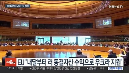 EU, 내달부터 '러 동결자산'으로 우크라에 무기 지원…러 LNG는 첫 제재