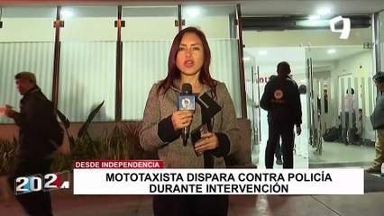SMP: policía en UCI tras ser baleado en el rostro por mototaxista durante intervención