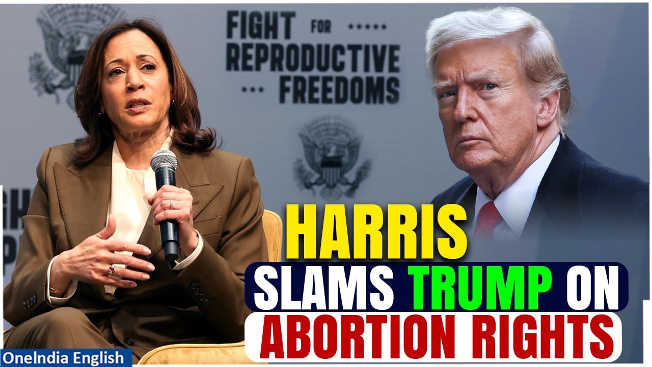 Abortion Ruling Anniversary: Kamala Harris and Democrats Target Donald Trump | Oneindia News