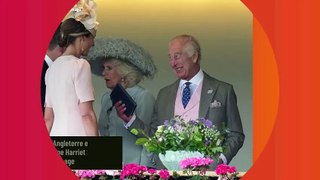 PHOTOS Regards coquins, bisous et gestes tendres... Peter Phillips se lâche à Royal Ascot avec sa belle Harriet, Camilla sous le charme