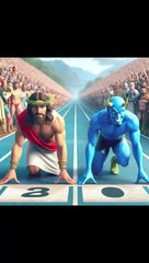 Devil and Jesus Fight! Light vs darkness