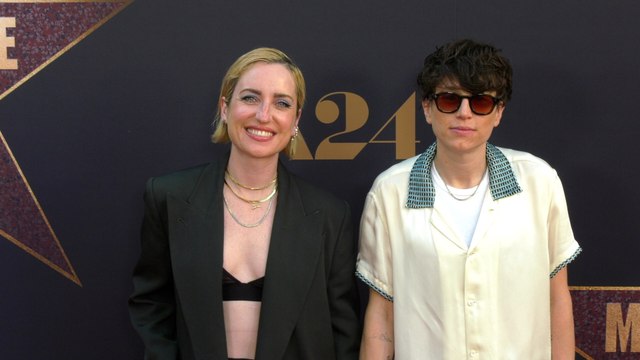 Zoe Lister-Jones and Sammi Cohen attend the red carpet world premiere of MaXXXine in Los Angeles