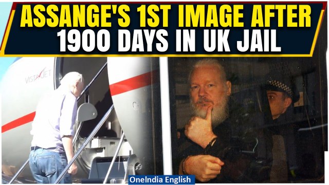 Julian Assange Walks Free: Wikileaks Founder Who Exposed U.S' CIA Returns | Video