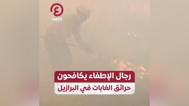 رجال الإطفاء يكافحون حرائق الغابات في البرازيل