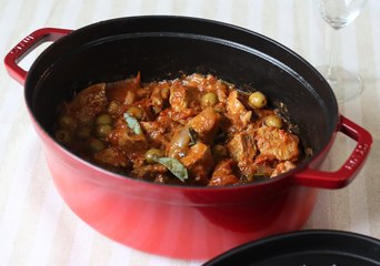 Sauté de veau aux olives