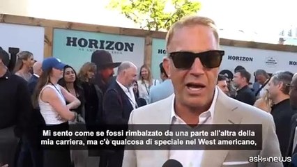 Kevin Costner alla prima di "Horizon" a Los Angeles: amo i western