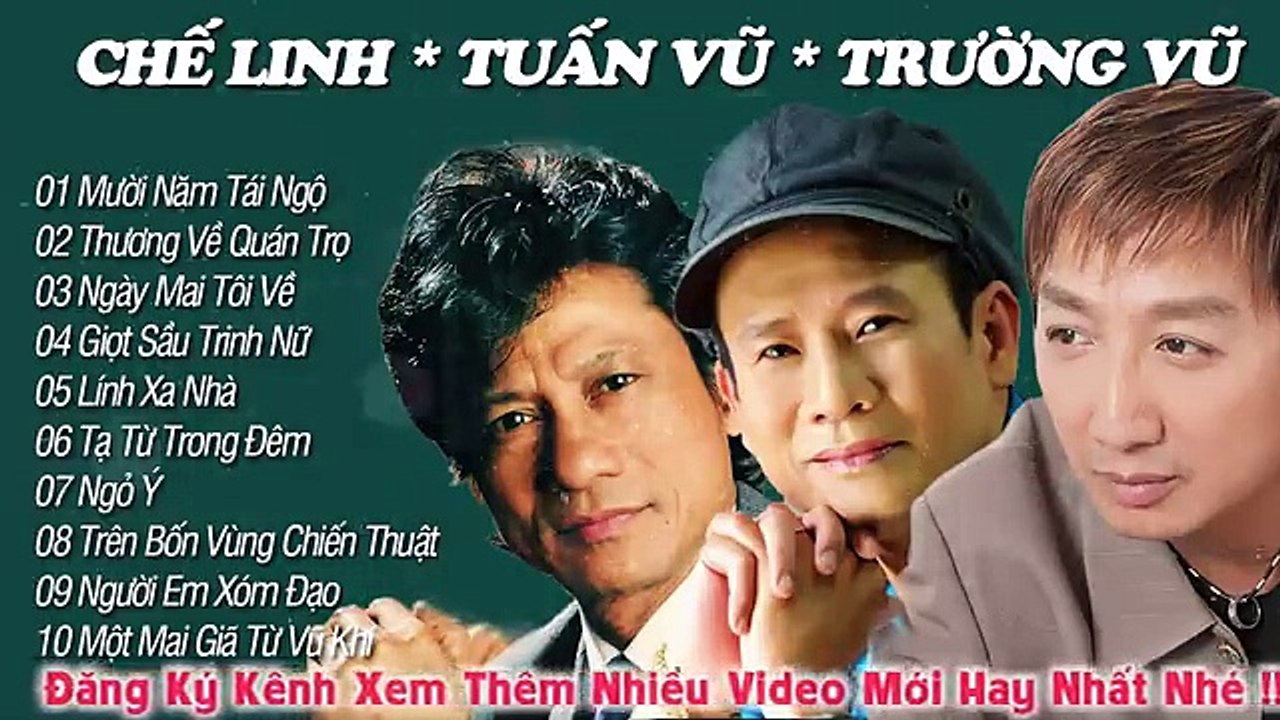 Trường Vũ - Chế Linh - Tuấn Vũ _ Nhạc Vàng Tuyển Chọn Hay Nhất 2017_360p