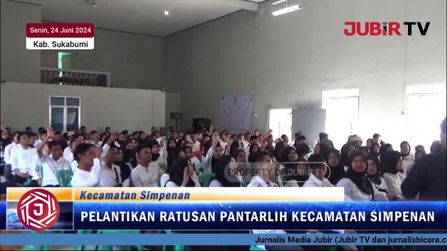 Ratusan Pantarlih di Kecamatan Simpenan Resmi Dilantik Ketua PPK