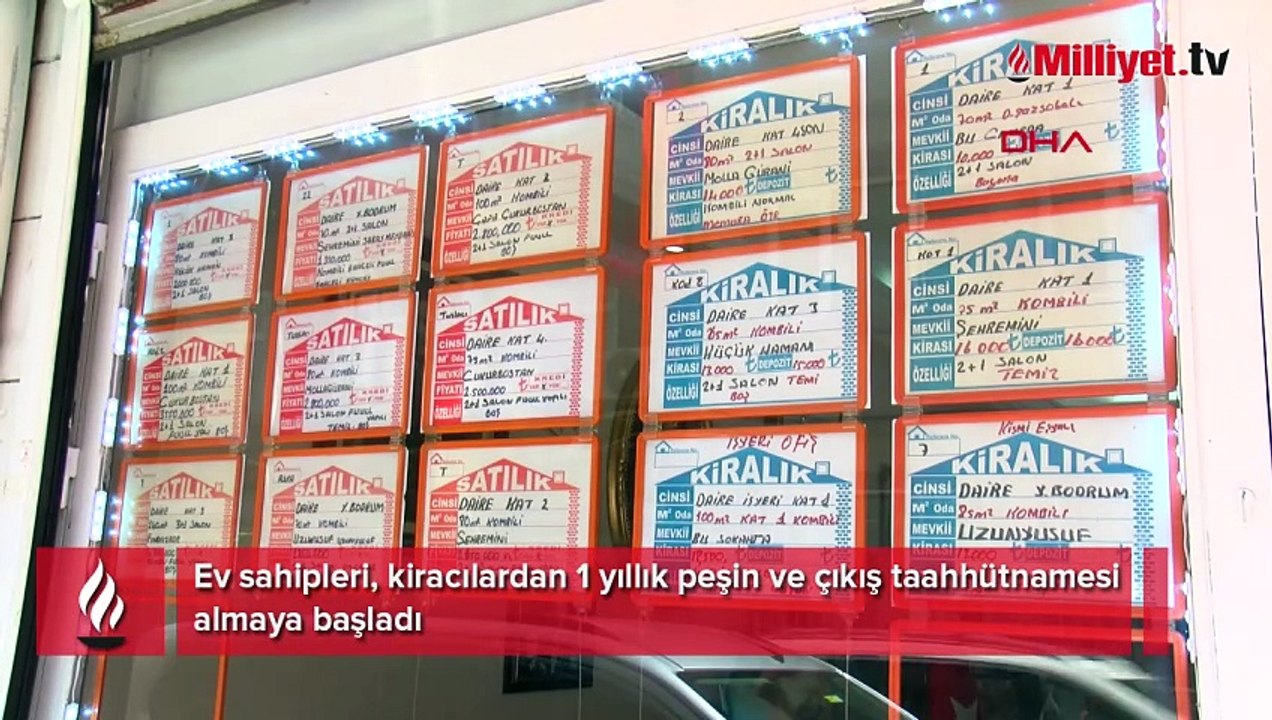 Ev sahipleri 1 yıllık peşin ve çıkış taahhütnamesi almaya başladı