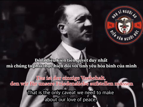 Hitler speech to 50,000 Hitler youth at Nuremberg 1935 Keinem etwas zuleide tun und von keinem ein Leid erdulden!