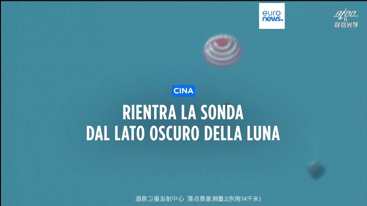 La sonda cinese Chang'e 6 rientra sulla terra: porta campioni di roccia dal lato nascosto della Luna