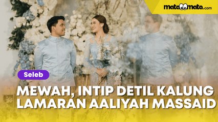 Mewah Berbalut Kesederhanaan: Intip Detail Kalung Lamaran Aaliyah Massaid dari Thariq Halilintar