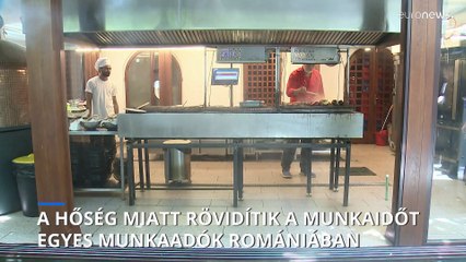 A hőség miatt rövidítik a munkaidőt egyes munkaadók Romániában