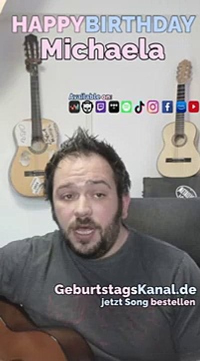 Happy Birthday, Michaela! Geburtstagsgrüße an Michaela