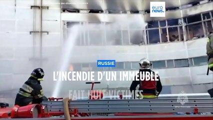 Huit personnes mortes dans l'incendie d'un immeuble de bureaux près de Moscou