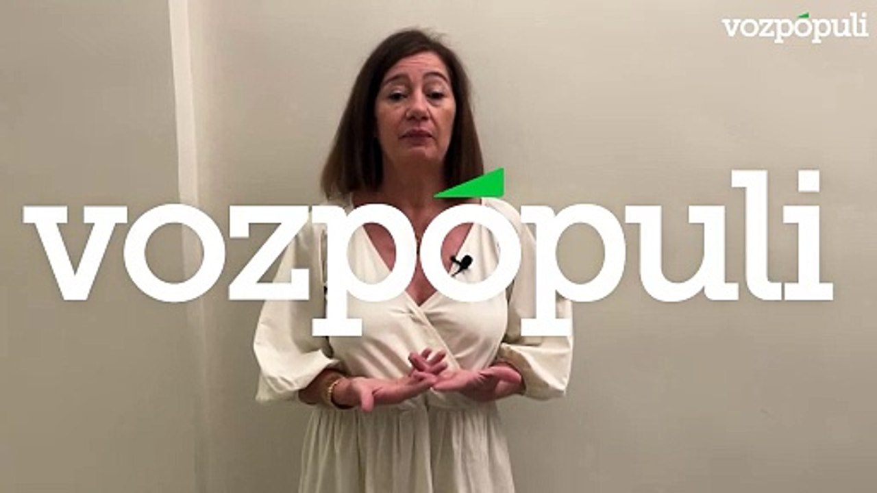 Armengol asegura que es "inasumible" los actos de Le Senne en el Parlamento de Baleares