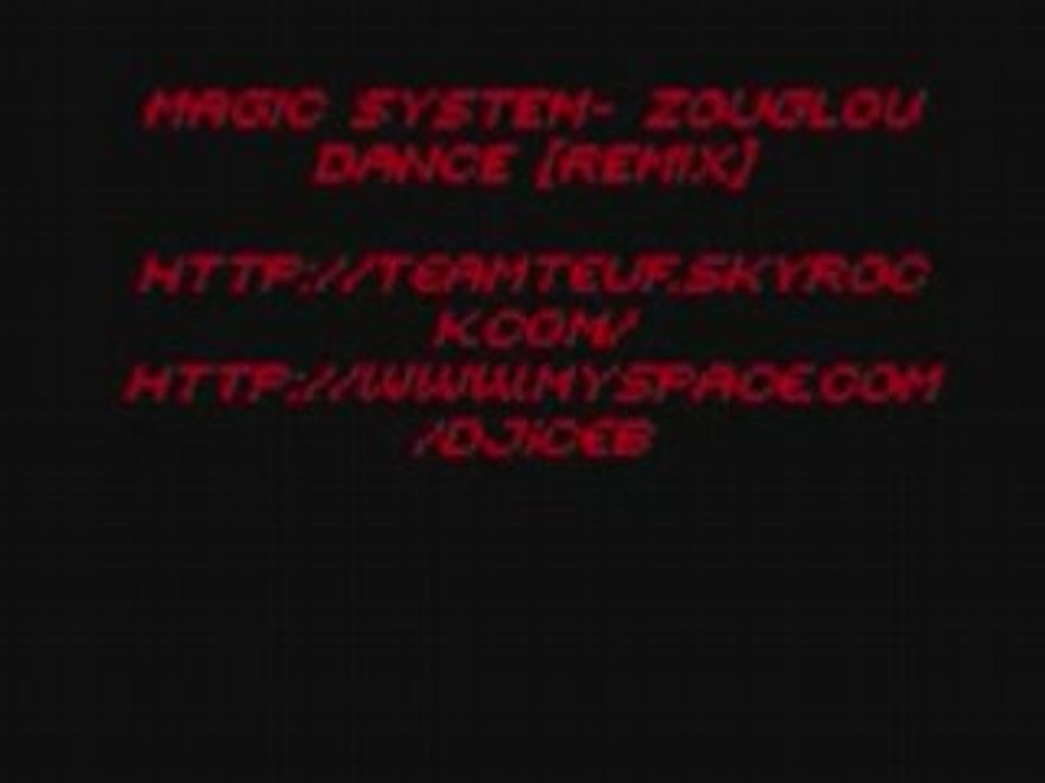 Magic System - Zouglou Dance Remix