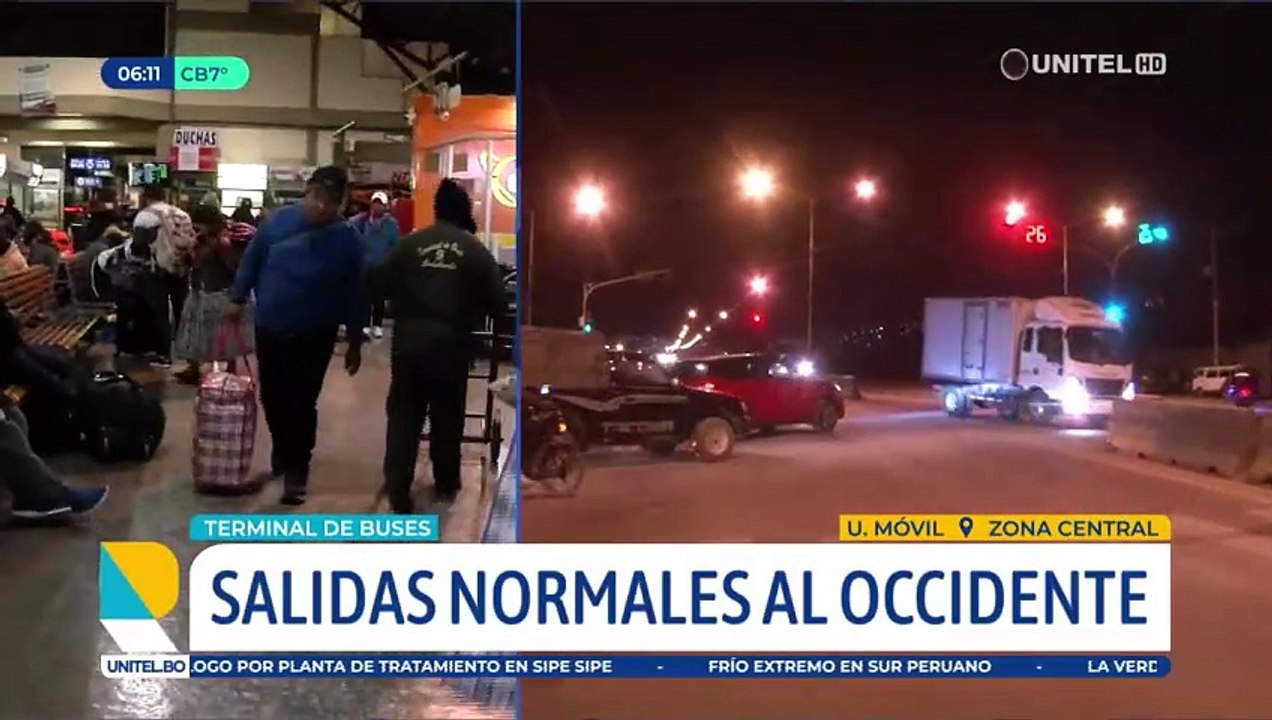 Comunarios de Sipe Sipe mantienen cerrado un carril de la ruta Cochabamba – Oruro