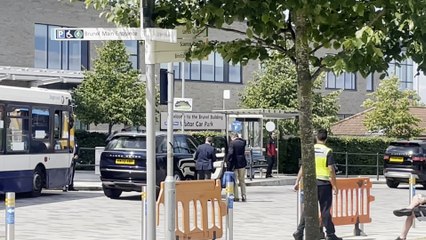 Sir Tim Laurence has visited Princess Anne in hospital in Bristol