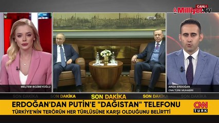 Cumhurbaşkanı Erdoğan ile Putin görüştü! Dağıstan mesajı...