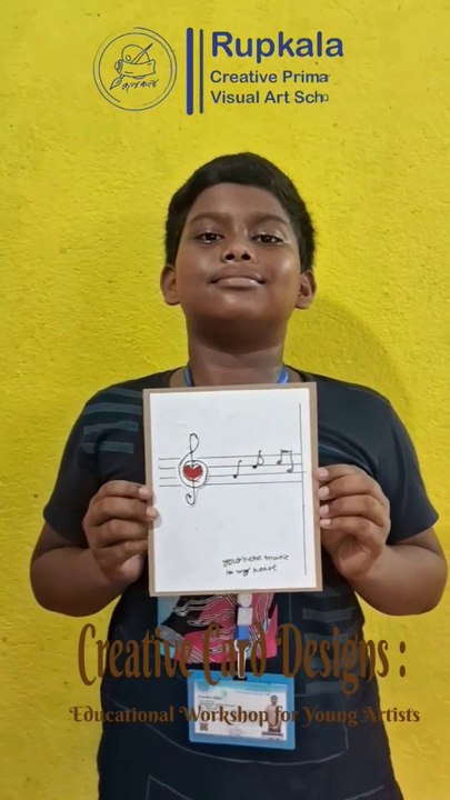 ✨ Creative Card Designs Workshop for Young Artists_ ✂️✨ _shorts _reels _workshop _kidsart(720P_HD)