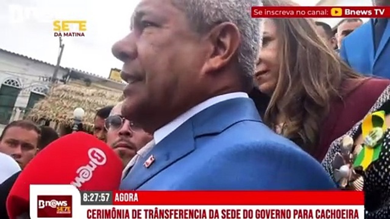 Direto de Cachoeira: Jerônimo Rodrigues anuncia regularização fundiária para povos quilombolas e investimos em Cachoeira