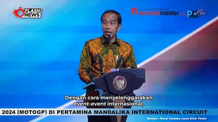 JOKOWI LUNCURKAN DIGITALISASI  LAYANAN PERIZINAN  PENYELENGGARAAN EVENT