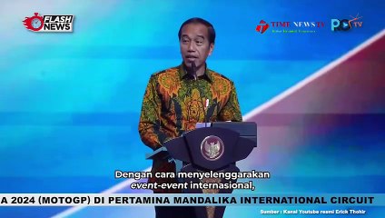 Presiden Jokowi Luncurkan Digitalisasi Layanan Perizinan Penyelenggaraan Event