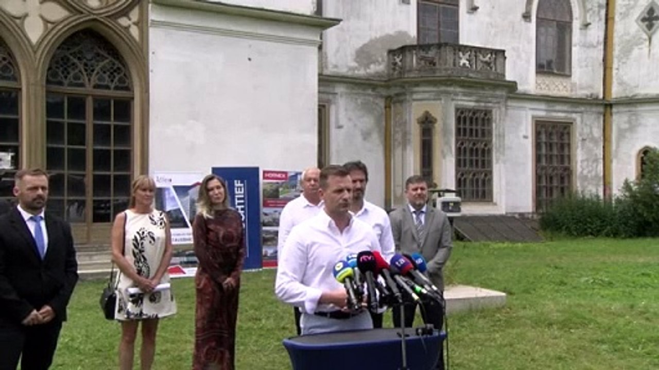 ZÁZNAM: V kaštieli Rusovce sa začína rekonštrukcia, práce odštartujú v najbližších dňoch