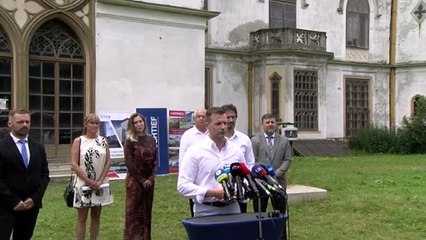 TK pri príležitosti začiatku rekonštrukcie kaštieľa v Rusovciach