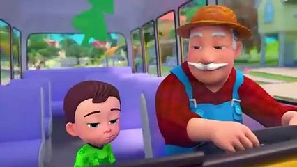 The Wheels on The Bus Song (Animal Version) _ Lalafun Nursery Rhymes & Kids Songs