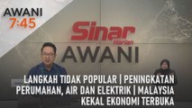 AWANI 7:45 [25/06/2024] – Langkah tidak popular | Peningkatan perumahan, air dan elektrik | Malaysia kekal ekonomi terbuka