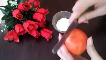 Get fair skin _ glowing skin_ remove dark spots by tomato facial scrub __Beauty secrets(480P)