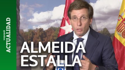 Almeida estalla contra el Delegado de Gobierno