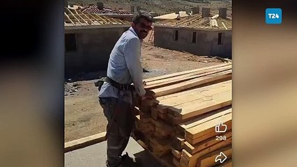 Deprem bölgesine gönderilen malzemeyi görünce isyan eden çatı ustası: Bunu teslim alan kontrolör ben sana ne diyeyim?