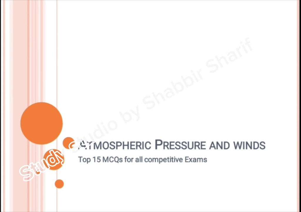 Top MCQs of Atmospheric pressure belts for all competitive exams like  |CSS|PMS|PPSC|FPSC
