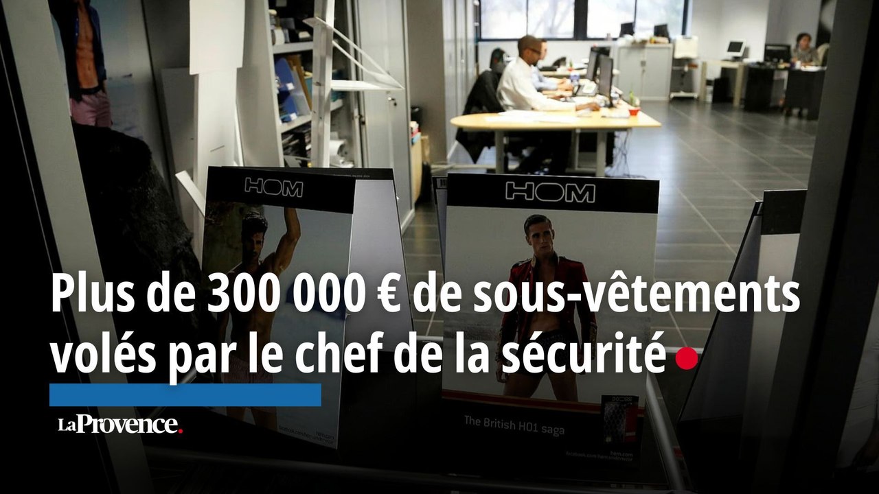 Plus de 300 000 € de sous-vêtements volés par le chef de la sécurité