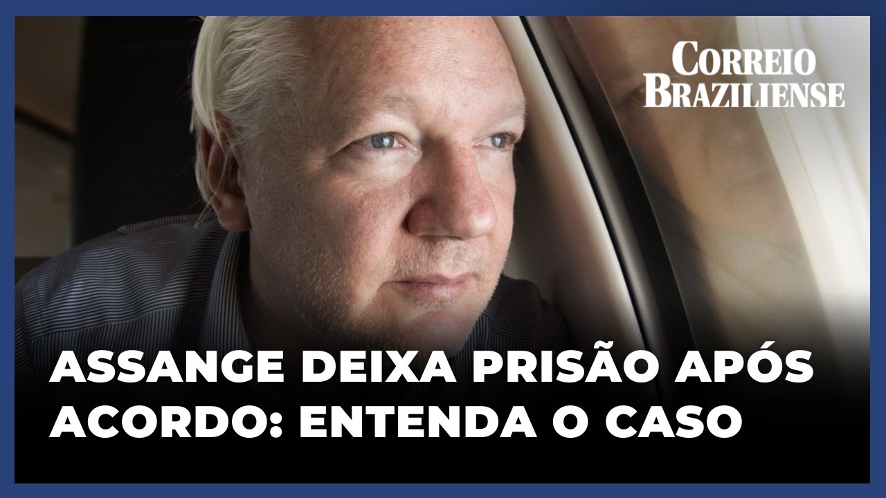 ASSANGE DEIXA PRISÃO APÓS ACORDO PARA SE DECLARAR CULPADO