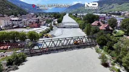 3 مفقودين في انهيار أرضي في جبال الألب السويسرية بسبب الأمطار الغزيرة