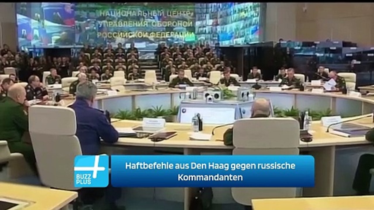 Haftbefehle aus Den Haag gegen russische Kommandanten