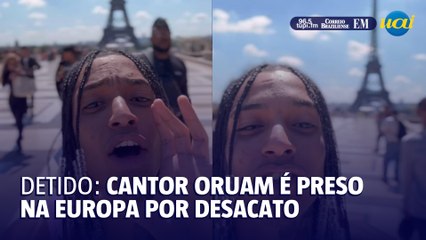 Cantor Oruam é Detido na Europa por Desacato às Autoridades 🇪🇺